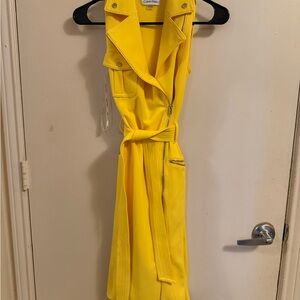 Calvin Klein Yellow Dress